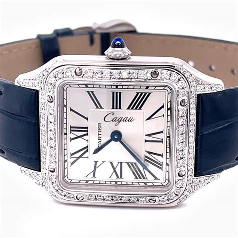 mens replica cartier santos|cartier santos dumont diamond.